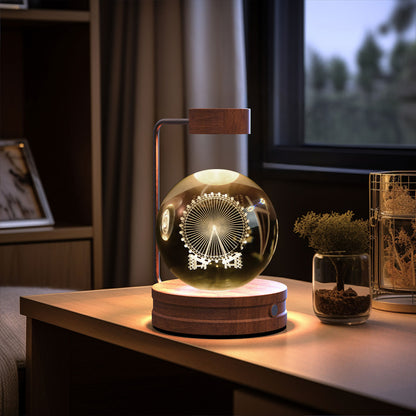 Crystal Ball Cosmic Dinosaur Indoor Nightlight