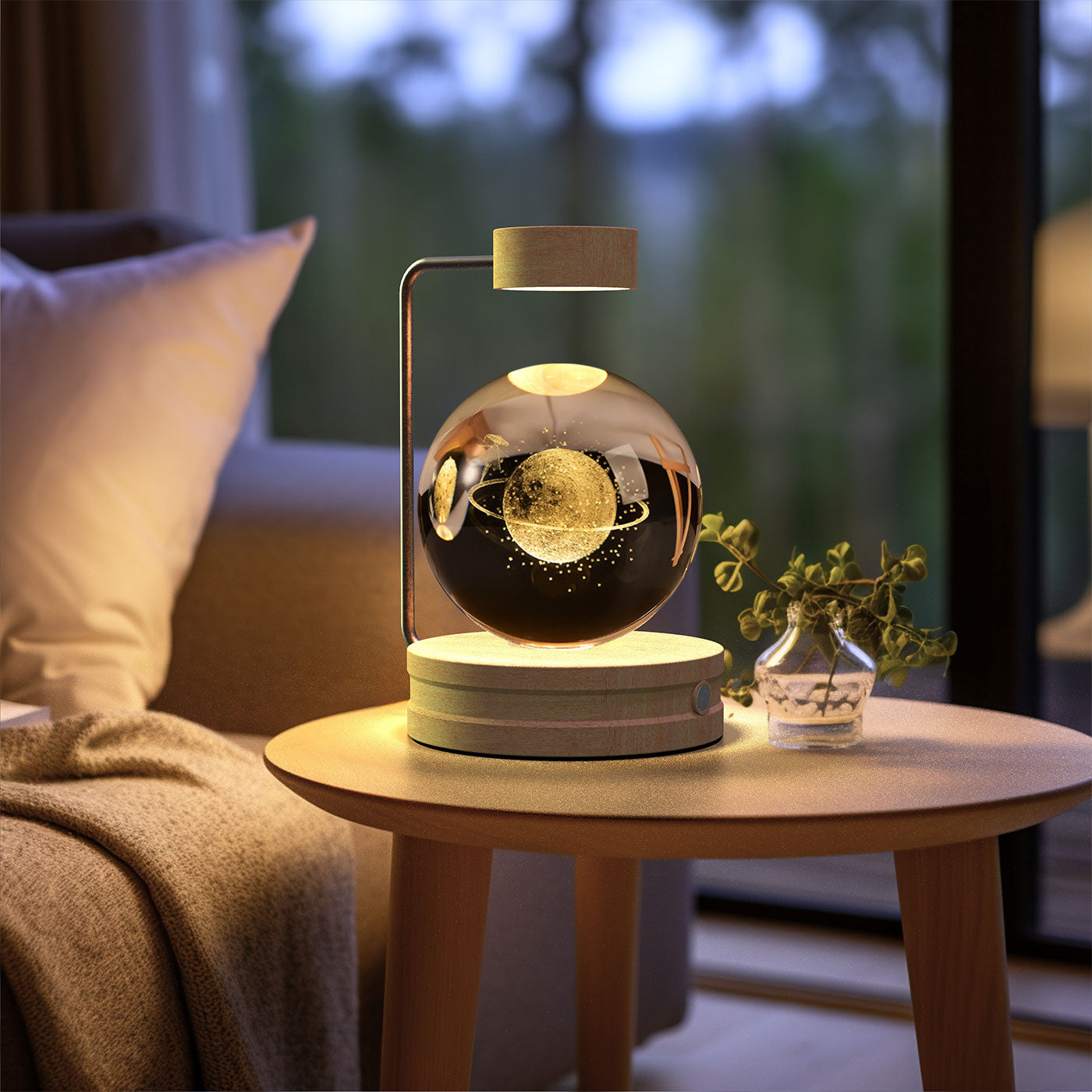 Crystal Ball Cosmic Dinosaur Indoor Nightlight