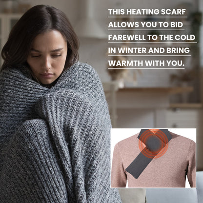 Winter Neck Protection Hot Compress Cold-resistant Heating Scarf