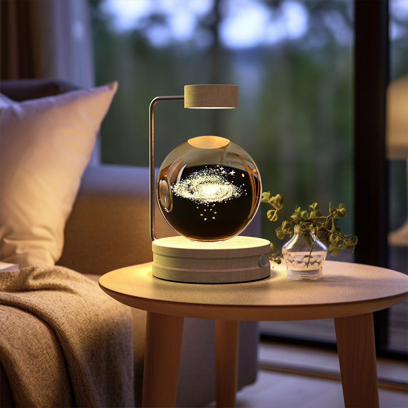 Crystal Ball Cosmic Dinosaur Indoor Nightlight