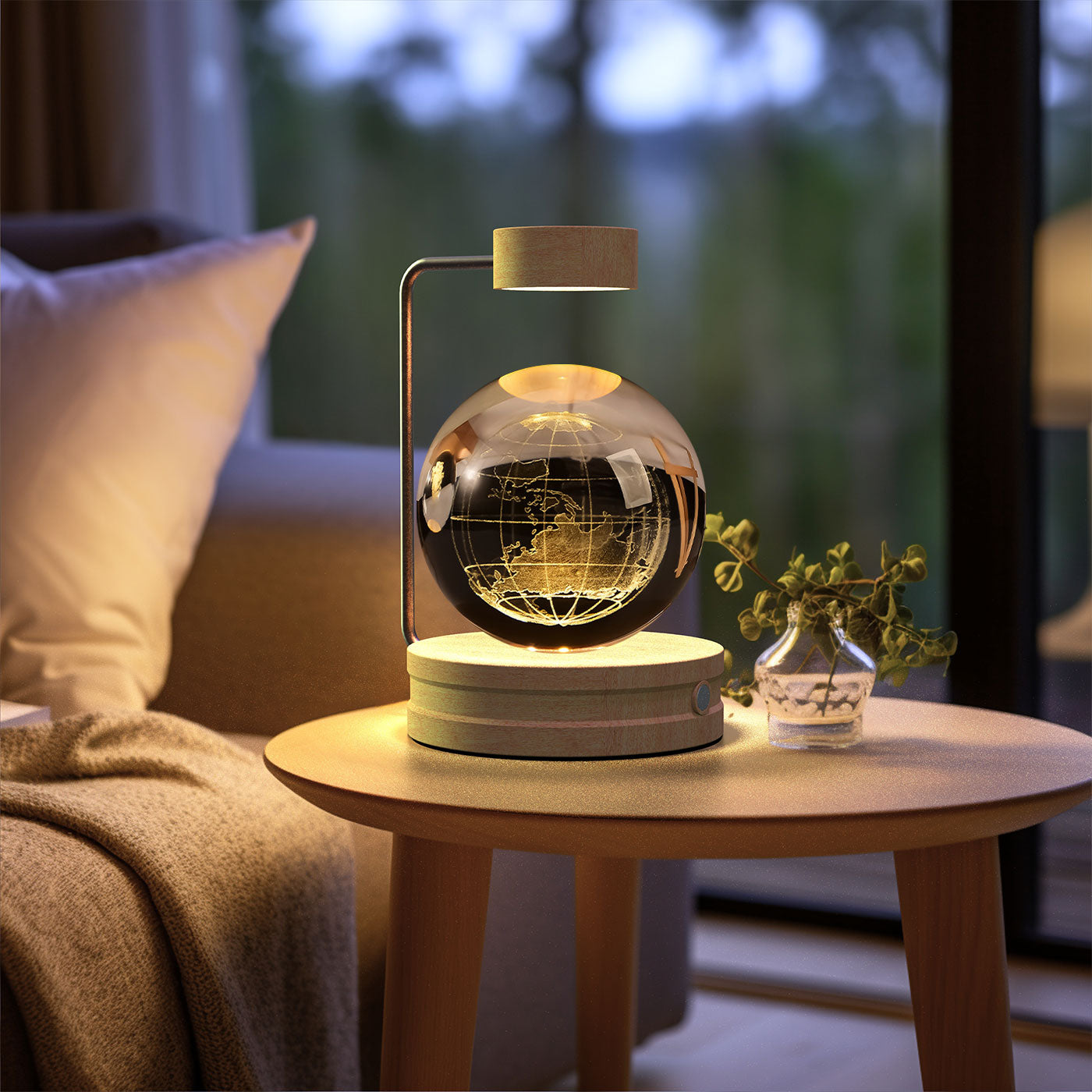 Crystal Ball Cosmic Dinosaur Indoor Nightlight