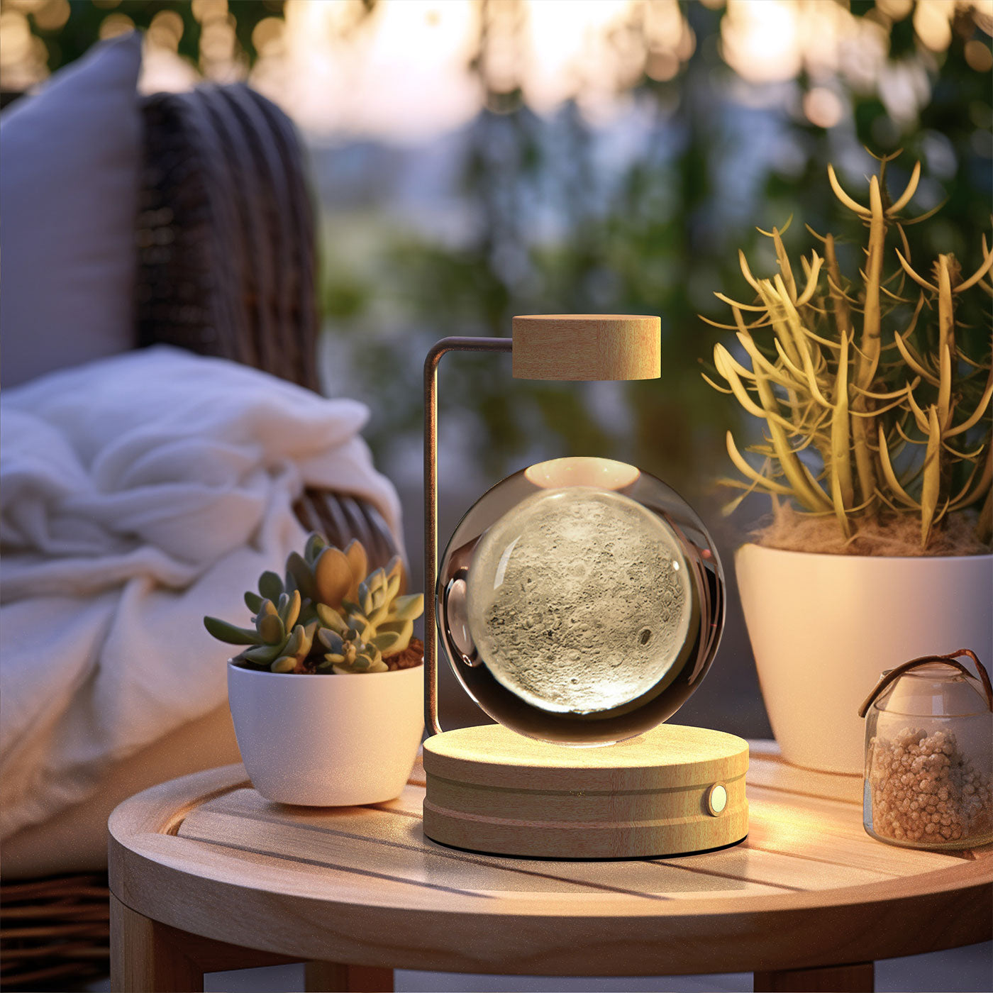 Crystal Ball Cosmic Dinosaur Indoor Nightlight
