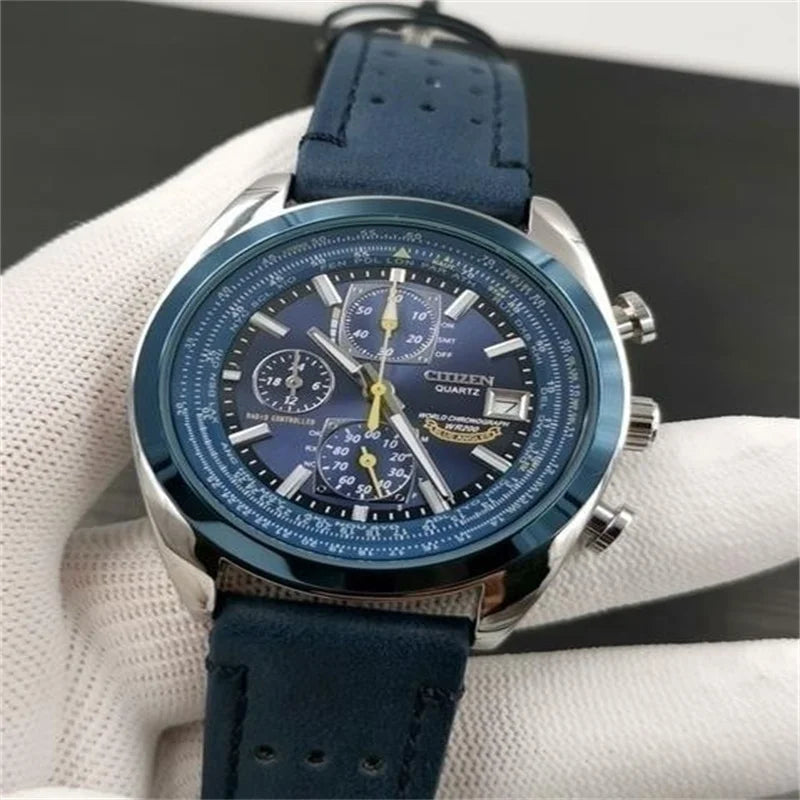 Luxury Men's Quartz WristWatch Top Line Daily Waterproof Stainless Steel Strap Fashion Business High End Quartz Watch For Men