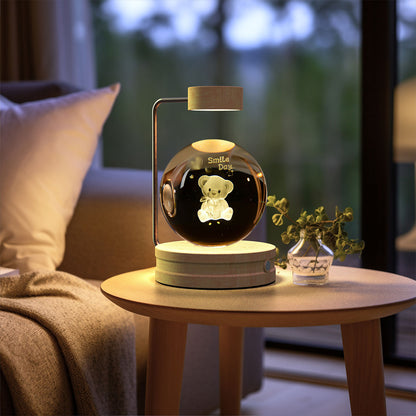 Crystal Ball Cosmic Dinosaur Indoor Nightlight