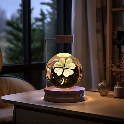 Crystal Ball Cosmic Dinosaur Indoor Nightlight