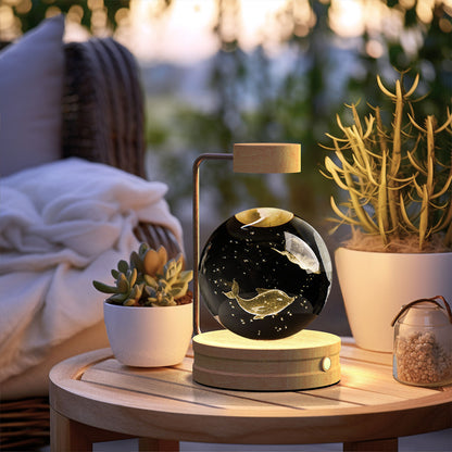 Crystal Ball Cosmic Dinosaur Indoor Nightlight