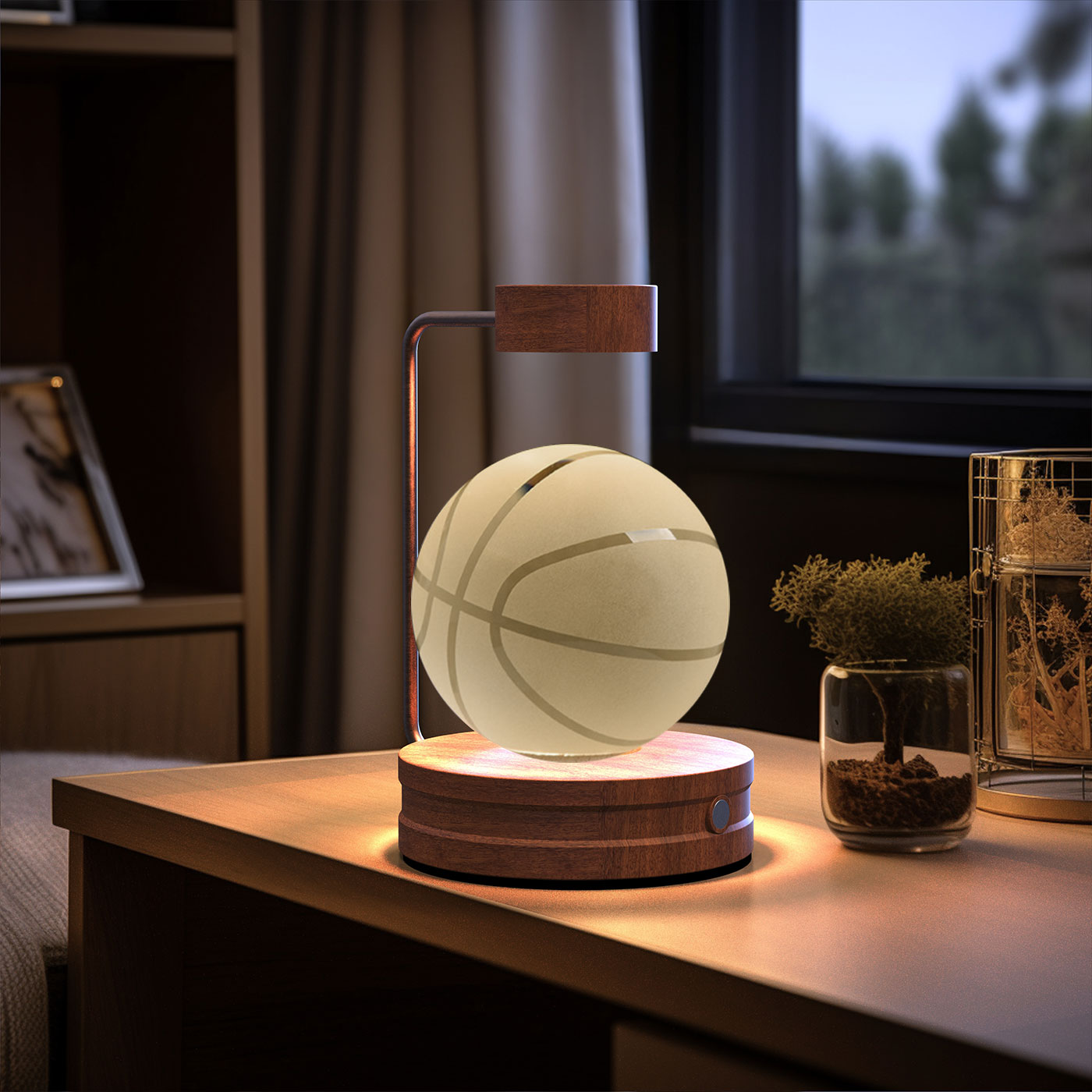 Crystal Ball Cosmic Dinosaur Indoor Nightlight