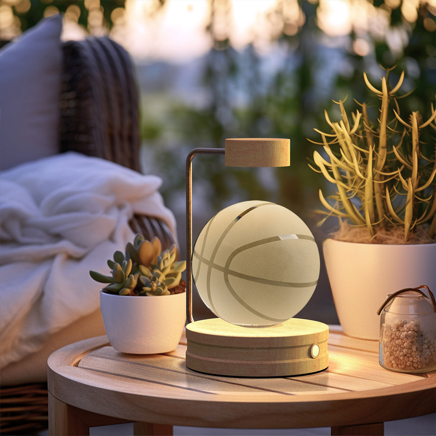 Crystal Ball Cosmic Dinosaur Indoor Nightlight