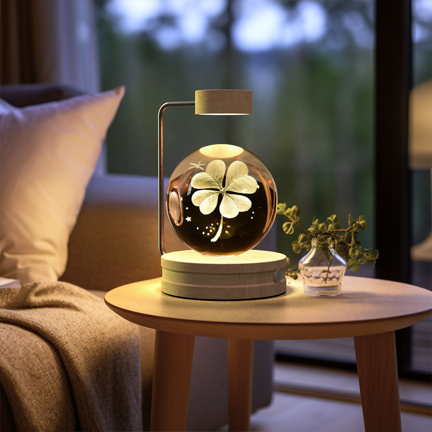 Crystal Ball Cosmic Dinosaur Indoor Nightlight